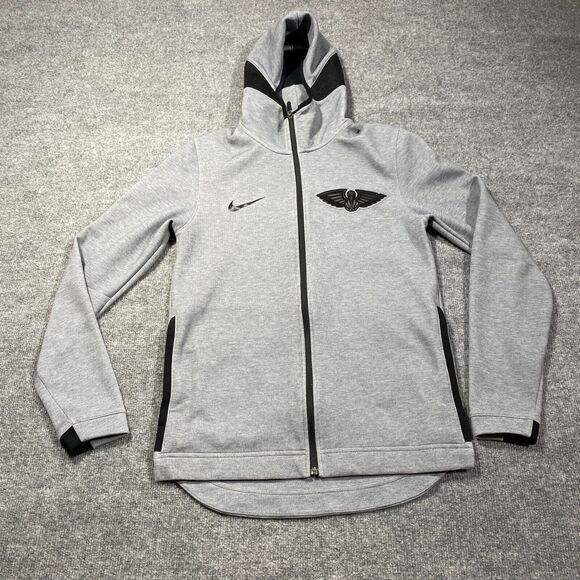 Nike Other - Nike Therma Flex Hoodie Mens Small Gray New Orleans Pelicans NBA Jacket Showtime